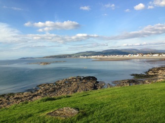 Looking over to Borth
and Ynyslas 